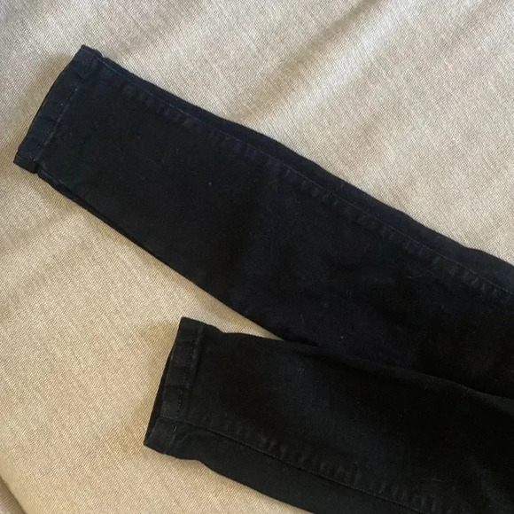 Everlane Mid-Rise Ankle Skinny Jeans Cotton Black Size 25 - Picture 10 of 12